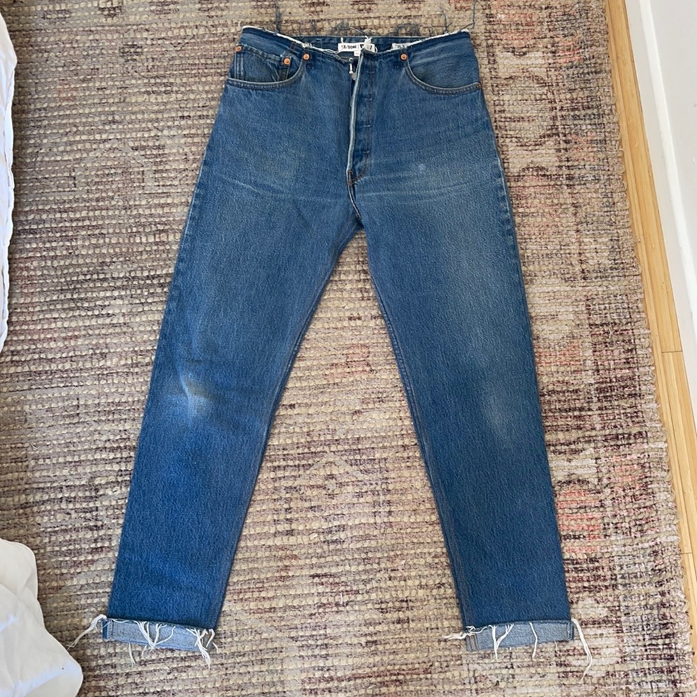 RE/DONE straight leg jeans